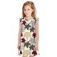 thumbnail image 1 of Balery maple leaves Camisón de princesa para niñas, pijama de algodón con mangas abullonadas, suave y bonito.-X-Large, 1 of 6