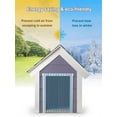 thumbnail image 4 of Tiras de repuesto para puerta de perro, 0,08" de grosor, fáciles de cortar, tira de plástico transparente para puertas de perro o gato, solapa para puerta de caseta de perro, extra duraderas,, 4 of 7