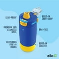 thumbnail image 2 of Botella de agua Ello Kids Colby de acero inoxidable, 350 ml, azul, 2 of 8