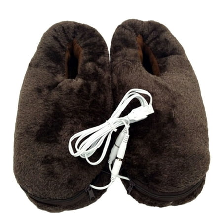 

Ekeka Clearance ! USB Cold Relief Feet Warmer Pad Heated Slipper Heating Shoes Portable Winter