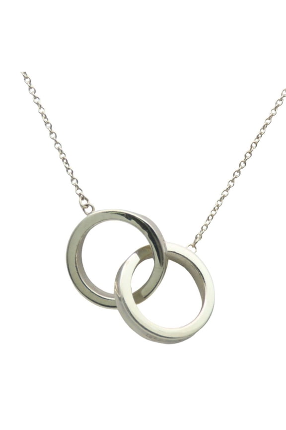 Pre-Owned Tiffany & Co. 1837 Interlocking Circle Necklace, SV925, approximately 4.8g,... (Good)