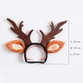 thumbnail image 2 of Diadema Multidimensional Con Cabeza De Reno Para Perros Disfraz Navideño Para Mascotas Fiesta De Navidad Cosplay Disfraz Para Cachorros Gorro Para El Cuidado Del Pelo De Perros/Gatos (S, M, L), 2 of 3