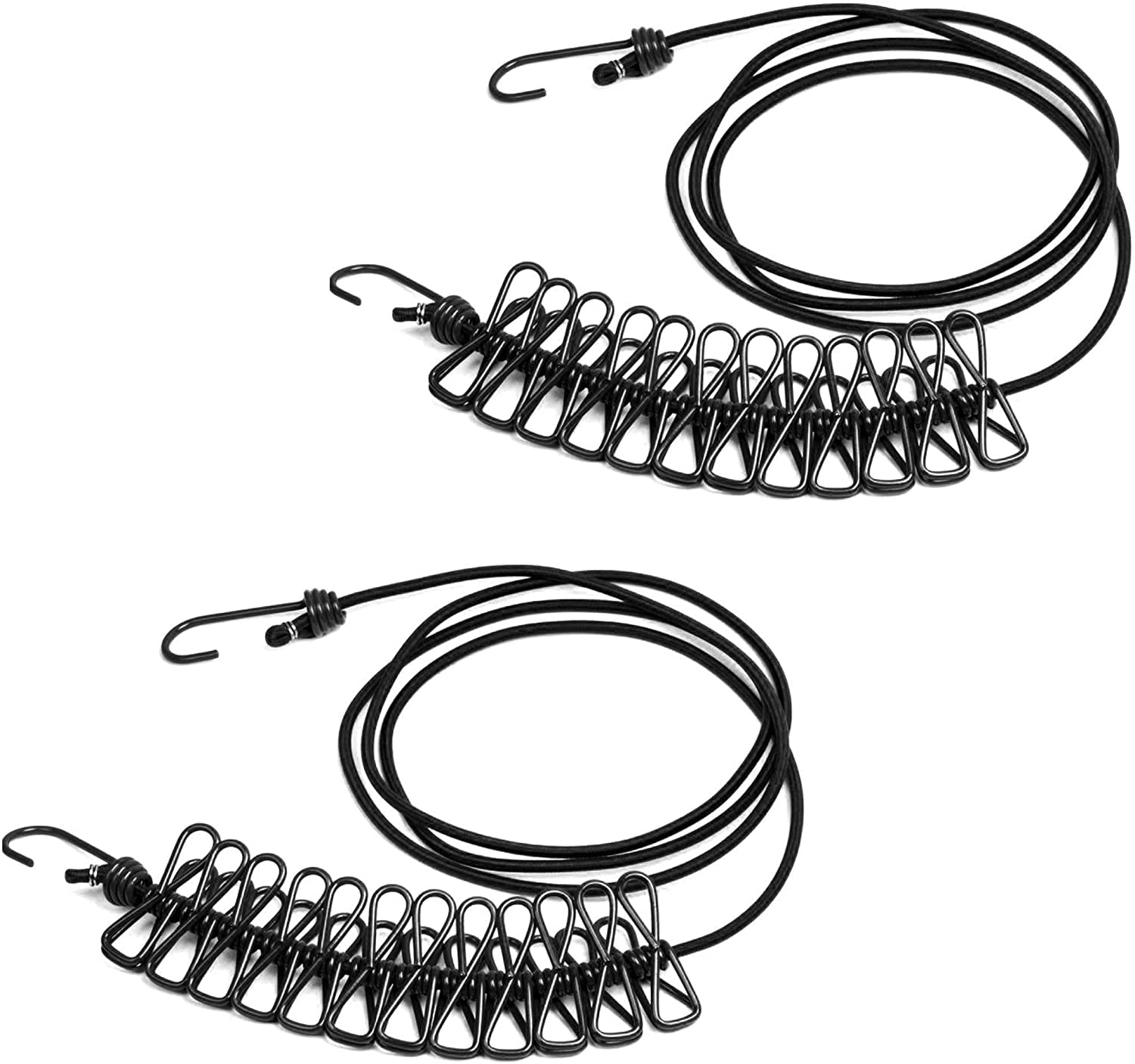 Laundry & Cleaning ZHOUSTOU 2pcs 180360cm Travel Washing Line Camping