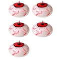 thumbnail image 2 of Velas de Halloween de miedo Blukids, portavelas flotante con forma de globo ocular, decoración de mesa, velas con llamas ardientes, decoración rústica otoñal para fiestas, accesorios de decoración, 2 of 6