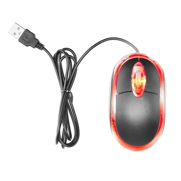 Wired 3Button Plug & Play Mouse 3D USB 1200 Dpi Optical Scroll Mice