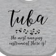thumbnail image 4 of Inktastic Amazing Tuba Boys or Girls Baby Bib, 4 of 4