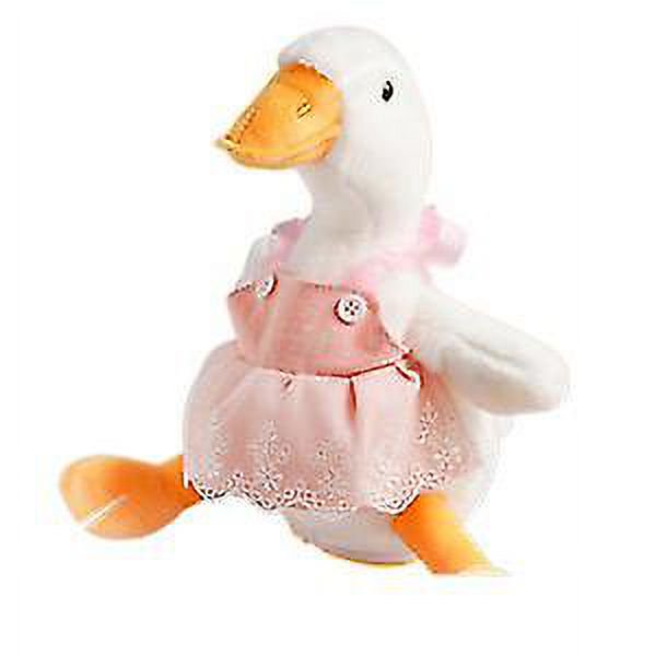 Muñeca de pato releída con escultura de arena (rosa)
