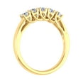 thumbnail image 2 of 1/2 Carat 5-Stone Diamond Wedding Band Ring in 14K Yellow Gold (Ring Size 11) (I1-I2 Clarity), 2 of 5