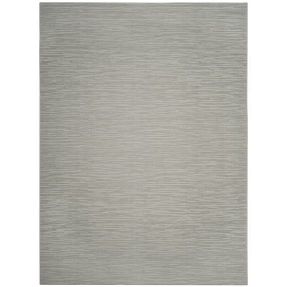 SAFAVIEH Courtyard Alana Contemporary Indoor/Outdoor Area Rug, 9' x 12', Light Grey