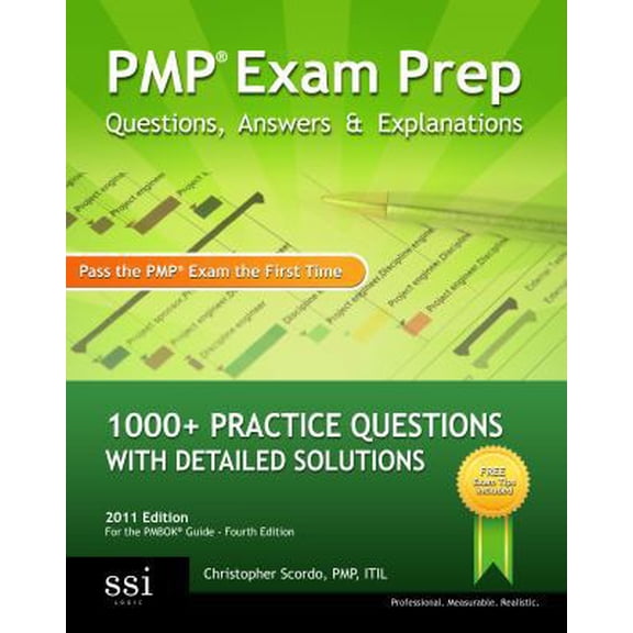 Pre-Owned PMP Exam Prep: Questions, Answers, & Explanations: 1000+ Practice Questions with Detailed Solutions (Paperback) 0982576803 9780982576809