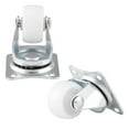 thumbnail image 1 of Bearing Mini Convenient Wheel Wheels 4Pcs Universal Swivel Casters 1" Wheels White Roller Wheel For Furniture Trolley Chair, 1 of 8