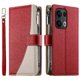 thumbnail image 1 of Funda cartera GANGXUN para OPPO Reno 13 Pro , cuero PU con tarjetero, cremallera, correa de mano, soporte y protección 737°, 1 of 6