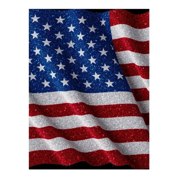 Diamond Art Kit for Adults, Red White Blue Glitter Flag Diamond Painting for Adults Beginners, 5D DIY Diamond Art Painting Kits, Colorful Diamond Painting Craft for Home Decor 12x16