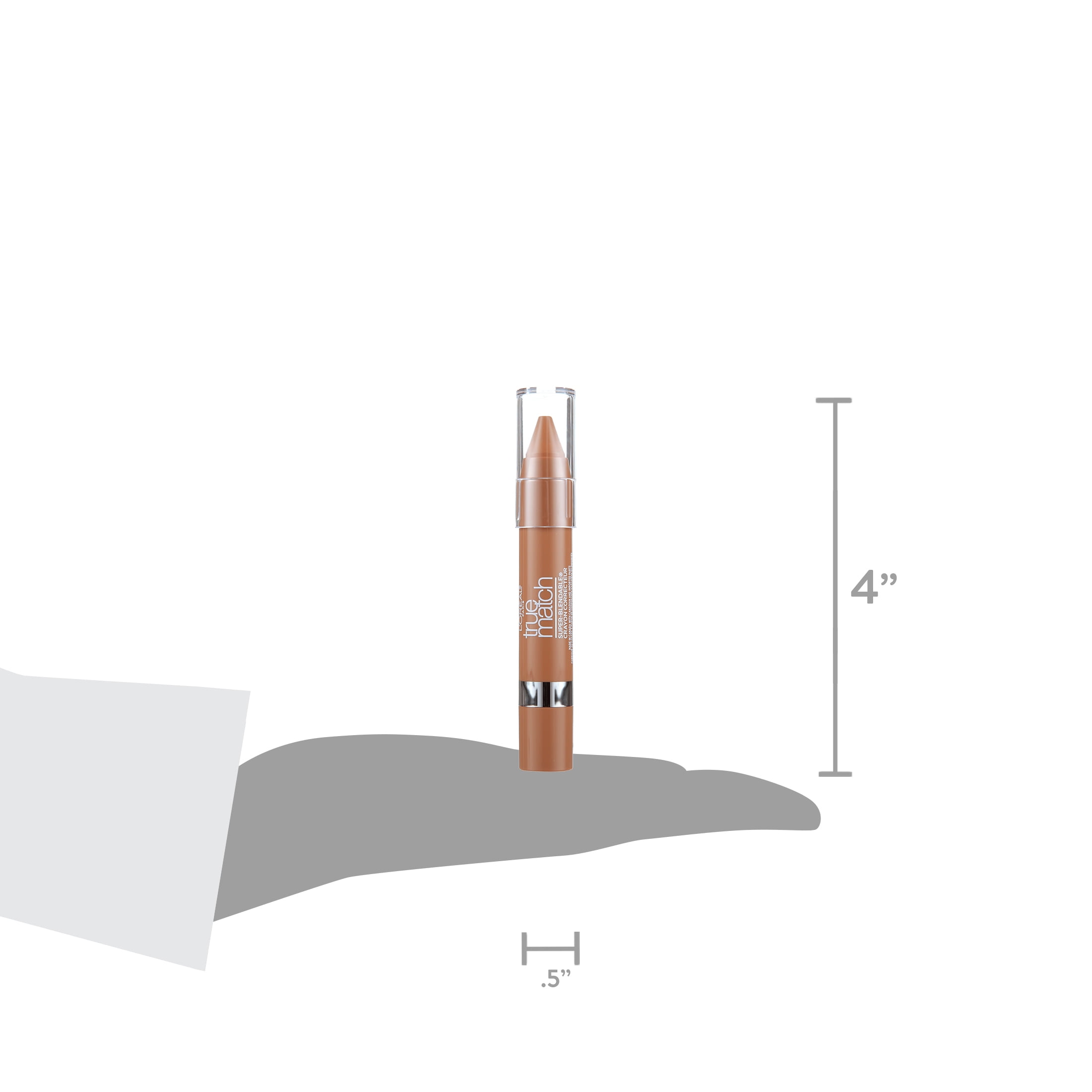 (2 pack) L'Oreal Paris True Match Super Blendable Crayon Concealer, Medium/Deep Neutral, 0.1 oz, Blendable