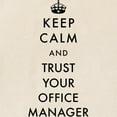 thumbnail image 2 of CafePress - Keep Calm And Trust Your Office Manager Tote Bag - Unisex Canvas Tote Bag, Beige, 1-Piece, 2 of 6