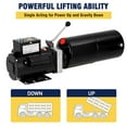 thumbnail image 3 of Hydraulic Power Unit 12V  Car Lift Hydraulic Pump Power Unit, Car Lift Single Phase, Hydraulic Pumps with  Steel Tank, Car Lift Hydraulic Power Unit for Auto Repair, 3 of 7