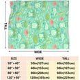 thumbnail image 3 of Yibo Cartoon Frog Blanket Flannel Soft and Comfortable Anti-static Bed Sofa Blanket, 3 of 6
