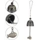 thumbnail image 3 of campanillas de viento de dragón vintage, campanas de metal clásicas chinas de Feng Shui, campanas de bendición de buena suerte Han,, 3 of 3
