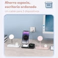 thumbnail image 4 of Cargador Base De Carga Inalámbrica MR. GADGETS 3 En 1 Para iPhone Magsafe, 4 of 4