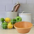 thumbnail image 2 of Japanese Wood Grain Plate Rice Bowl Fruit Salad Bowl Household Cookin New A3, 2 of 9