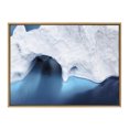 thumbnail image 2 of Kate and Laurel Sylvie Arctic Ocean Glaciers Framed Canvas Wall Art by The Creative Bunch Studio, 28x38 Natural, Oversized Landscape Photograph Wall Décor, 2 of 6