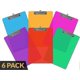 thumbnail image 3 of 2026 Coloured Plastic Clipboards | (a4 Size) Multi Pack Clipboard | Holds 100 Sheets! | Acrylic Clipboards With Low Profile Clip &, 3 of 5