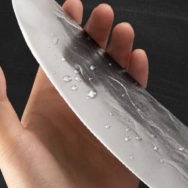 MDHAND 7-Piece Butcher Knife Set with Roll Bag, Chef Knife Set for Cleaver and Viking Knife with Ergonomic Handle, Stainless Steel Handle for Home, Cooking, Camping