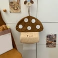 thumbnail image 5 of Mushroom Paper Towel Holder, Wall Mounted Hanging Storage Bag, Cute Cartoon Tissue Dispenser, Living Room Dormitory Bedroom Organizer, Space Saving Fabric Drawer Box, 5 of 5