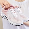thumbnail image 5 of Womens Sneakers Air Cushion Running Shoes Lightweight Tennis Walking Shoes Mesh Breathable Gym Work Fashion Sneakers Athletic Comfortable Casual, 5 of 6