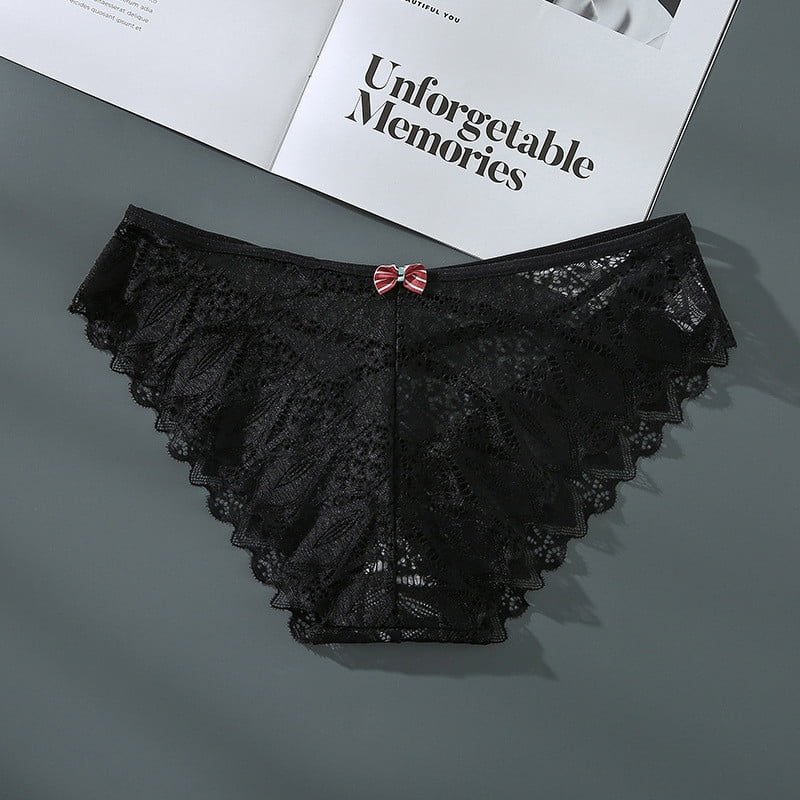 Hesxuno Women's Sexy Underwear Women's Cotton Crotch High Waist