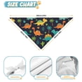 thumbnail image 6 of Dog Bandana 1 Pack,Dark Dinosaur Cactus Pattern Bandanas for Dogs,Cat Bandana,Small/ Large Dog Bandana 2 Size,Dog Bandanas, 6 of 6