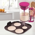 thumbnail image 2 of OIUR Pancake Batter Dispenser BPA-Free Cupcake Batter Funnel Pancake Maker with Measuring Label Easy Pour Baking Supplies, 2 of 7