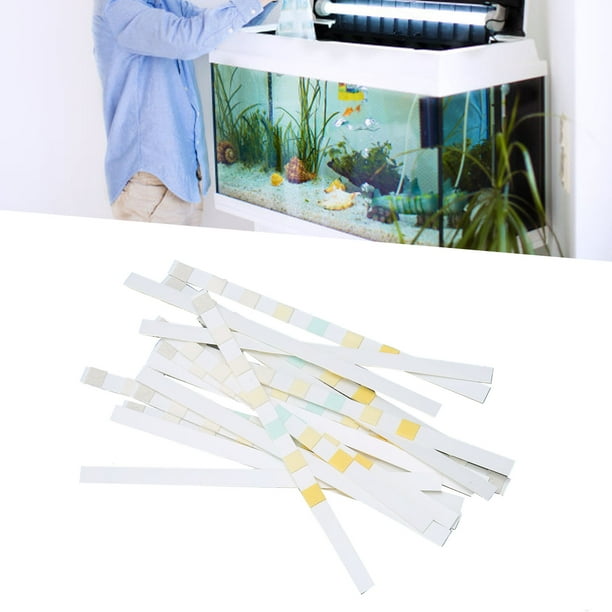 Bandelettes de test de qualité de l'eau pour aquarium, nettoyeur