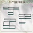 thumbnail image 3 of Modular Galvanized Steel Raised Garden Bed Set, U-Shaped Large Planter Boxes for Outdoor Backyard, Patio, or Vegetable Garden, Weather-Resistant Green Metal Planters, 96.5" W x 12.2" H, 3 of 7