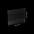 thumbnail image 2 of Uxcell 3.5x5" Wall Mount Acrylic Sign Holder, Display Frame with Tape Adhesive for Office, Clear 10Pcs, 2 of 6