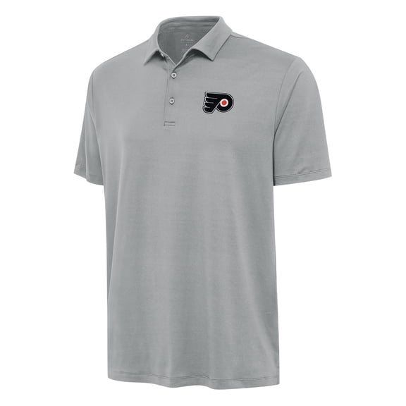 Men's Antigua Gray Philadelphia Flyers Reprocess Polo