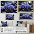 thumbnail image 4 of Designart "Vibrant Violets with Fantastic Brushwork" Violets Floater Framed Wall Art Prints, 4 of 5