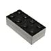 thumbnail image 2 of LEGO Parts and Pieces: Black 2x4 Brick x50, 2 of 2