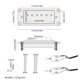 thumbnail image 3 of Pastilla Humbucker sellada para guitarra, guitarras eléctricas de doble bobina ajustables de cobre, pastillas de puente de reparación para principiantes profesionales Inevent OD010998-00, 3 of 7