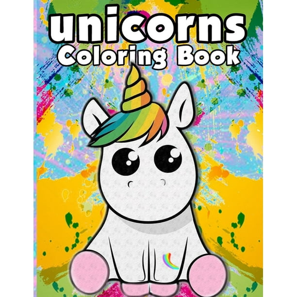 unicorn coloring book 50 design cute unicorns coloring book for kids