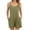 (Style 82)Army Green, variant on Women's Sleeveless Jumpsuit Fashion Short Romper with Pockets Loose Fit Overalls 2026 Summer Beach Comfy Stretchy Sunsuits