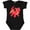 AB-Black, variant on Inktastic Cute Baby Red Dragon Boys or Girls Baby Bodysuit