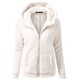 thumbnail image 4 of Puntoco Abrigo de suéter con capucha para mujer Abrigo de invierno cálido de lana con cremallera Abrigo de algodón Outwear Whxl Puntoco Puntoco-4900, 4 of 7