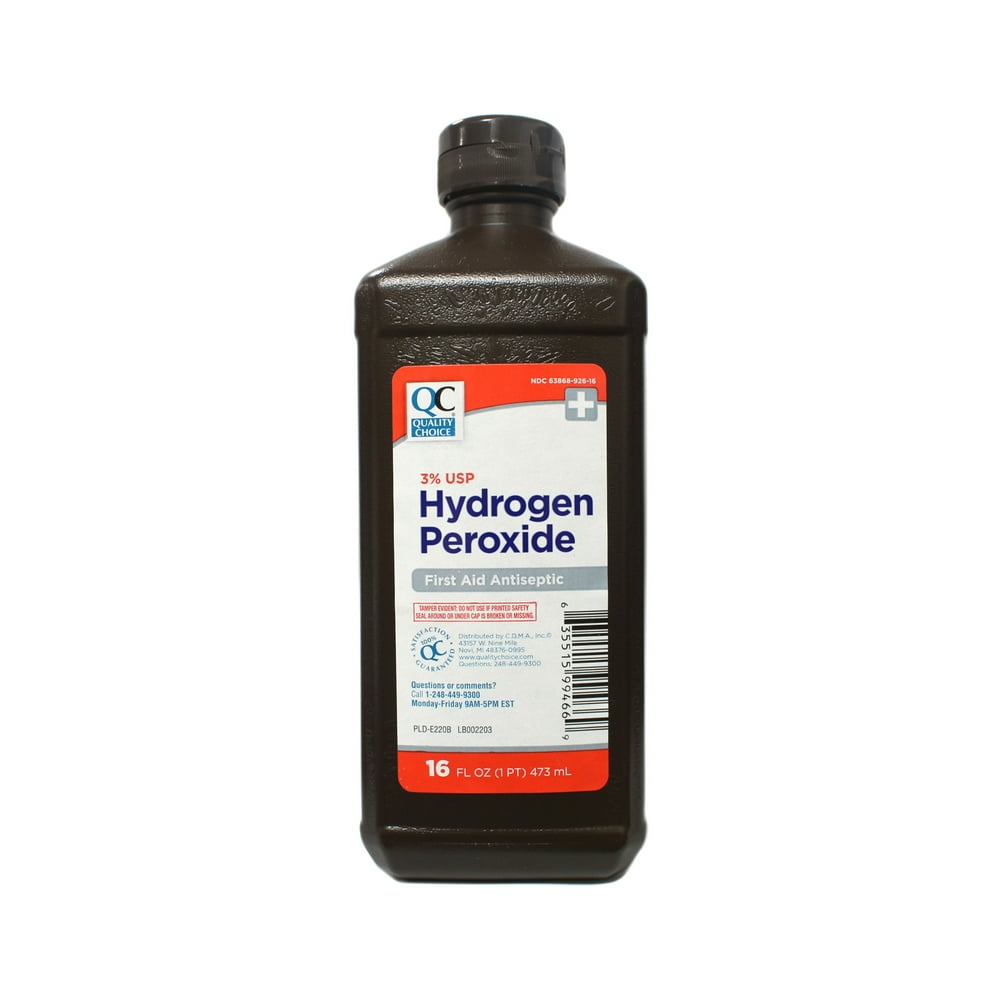 Quality Choice Hydrogen Peroxide First Aid Antiseptic 3 USP 16 Oz