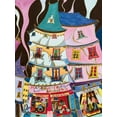 thumbnail image 2 of Wentzeis, Martine 25x32 Gold Ornate Wood Framed with Double Matting Museum Art Print Titled - La maroquinerie, 2 of 4