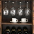 thumbnail image 2 of EastVita Wine Bar Cabinet with LED Light,Home Coffee Cabinet with Wine & Glass Rack,Kitchen Buffet Sideboard with Storage,Liquor Cabinet,Retro, 2 of 8