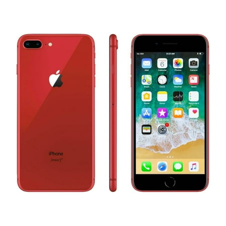 Restored Apple iPhone 8 Plus 64GB Verizon GSM Unlocked T-Mobile AT&T - Red (Refurbished)