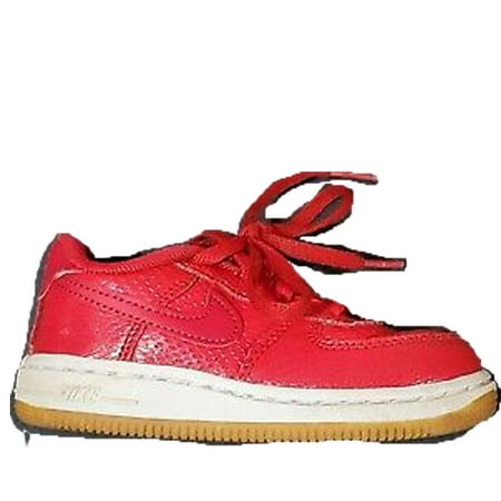 

NIKE Force 1 TD Men/Adult shoe size Toddler 4 Casual 596730-611 University Red White