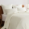 thumbnail image 3 of Levtex Home - Cross Stitch - 100% Cotton - Euro Sham (26x26in.) Set of 2 - Cream, 3 of 4
