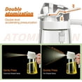 thumbnail image 3 of Oil Sprayer for Cooking, 2 in 1 Olive Oil Dispenser Bottle for Kitchen, 16oz/470ml Premium Glass Oil Bottle, Food-grade Oil Mister for Air Fryer, Salad, Frying, BBQ (Creamy White), 3 of 6